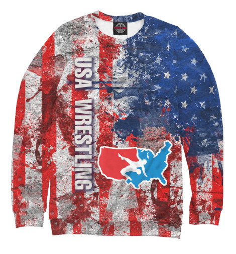 

Свитшоты Print Bar, Белый, USA wrestling