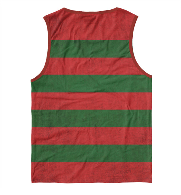 Мужская майка с изображением ПВ КГБ СССР цвета Белый