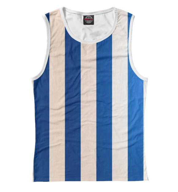 Женская майка с изображением В полоску цвета Белый