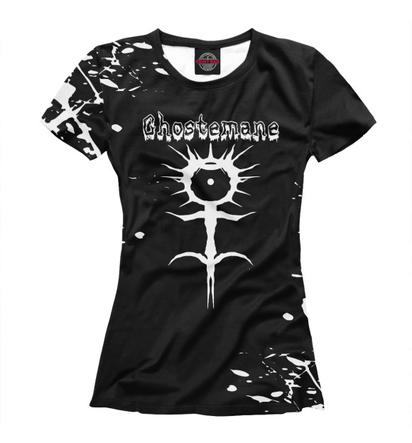 Женская футболка с изображением Ghostemane цвета Белый