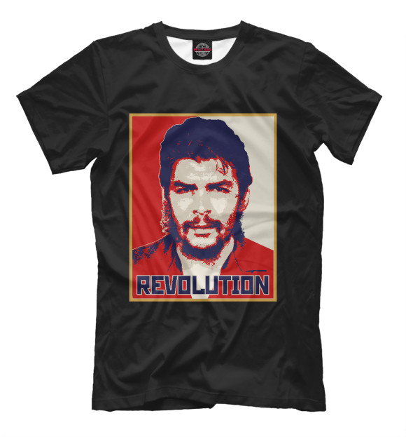 Футболка для мальчиков с изображением Revolution цвета Черный