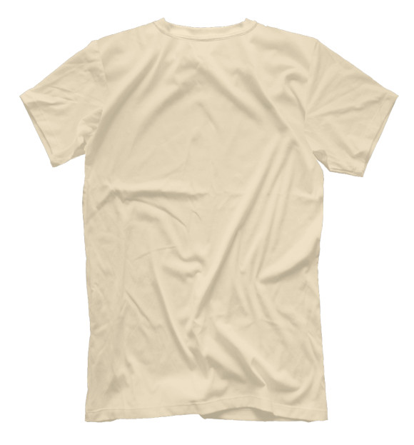 Мужская футболка с изображением Голубь и хлебушек цвета Белый