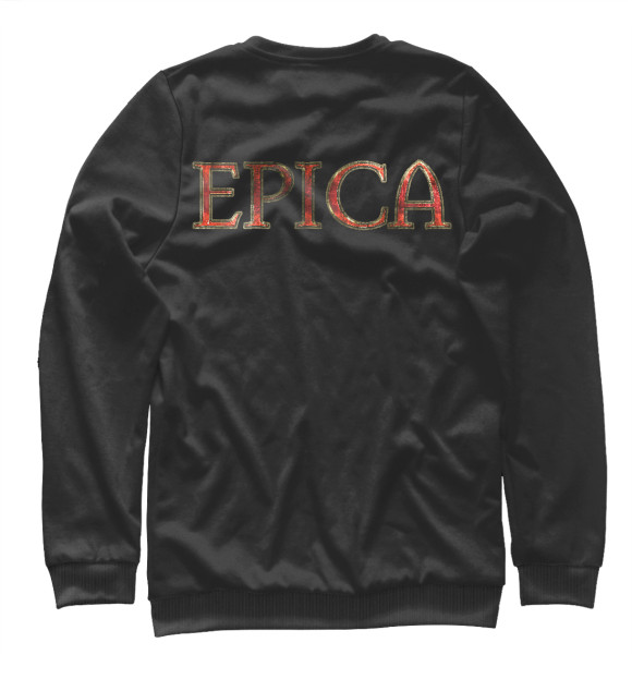 Свитшот для мальчиков с изображением EPICA цвета Белый
