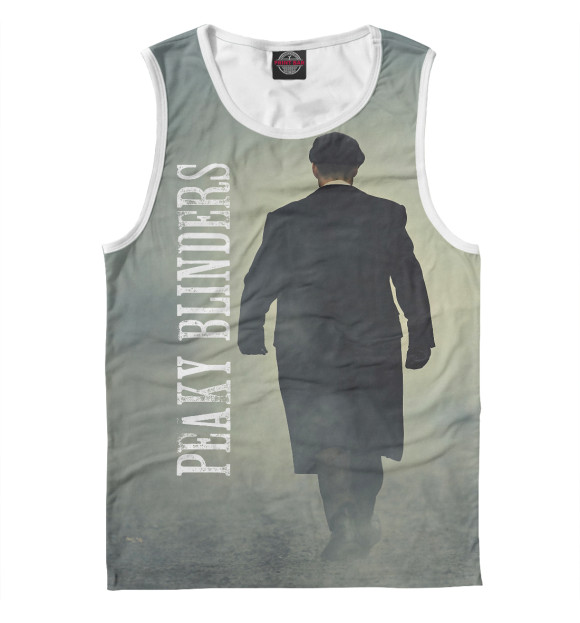 Майка для мальчика с притом Острые козырьки цвета Белый Майка для мальчика с изображением Острые козырьки цвета Белый