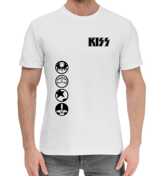 Хлопковая футболка для мальчиков Kiss