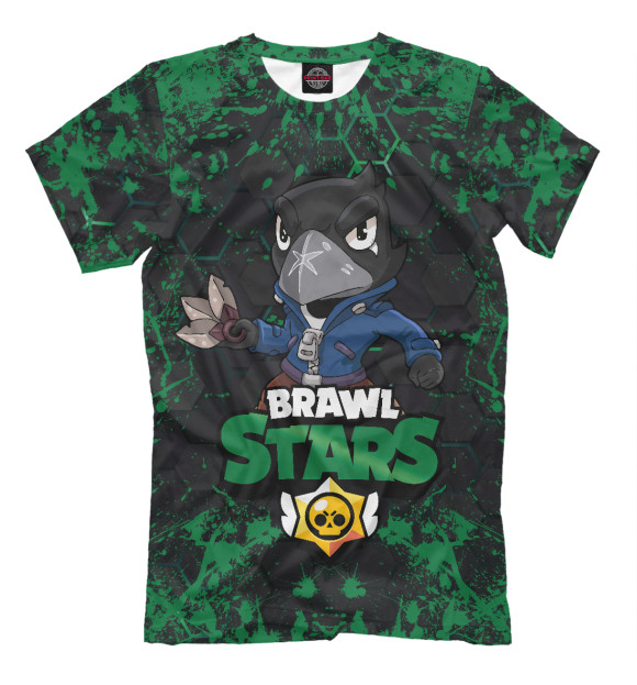 Футболка для мальчиков с изображением Brawl Stars Crow цвета Белый