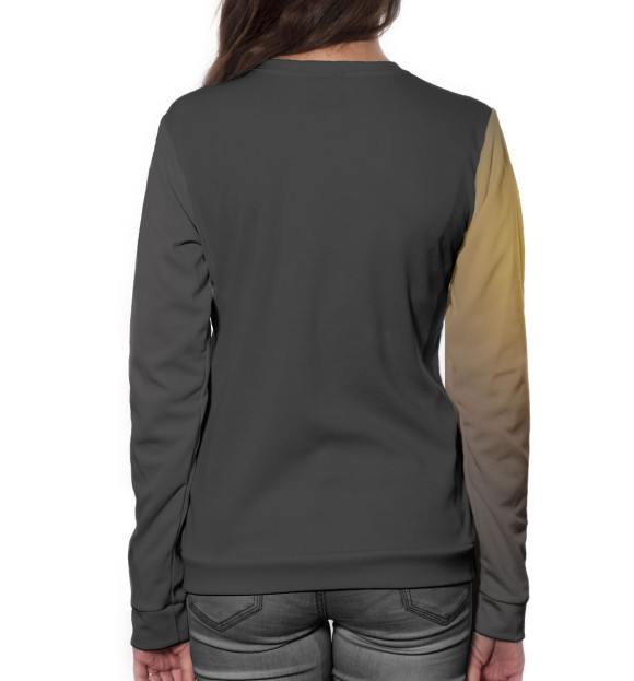 Женский свитшот с изображением Бабочки цвета Белый