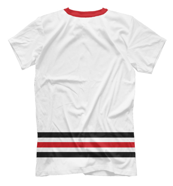 Мужская футболка с изображением Чикаго Блэкхокс (форма) цвета Белый