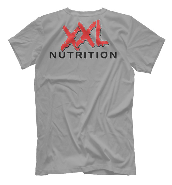 Мужская футболка с изображением Nutrition цвета Белый