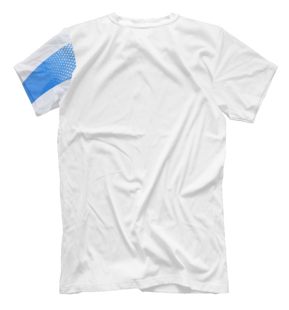 Мужская футболка с изображением Динамо Киев ФК цвета Белый