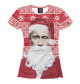 Женская футболка Путин Дед Мороз