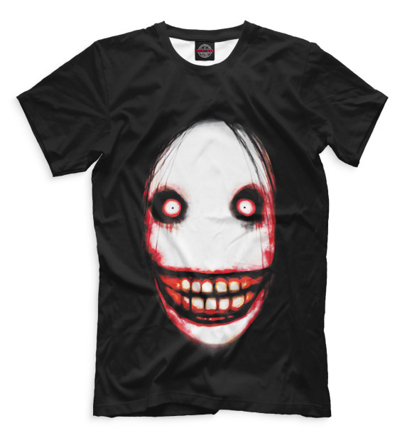 Футболка для мальчиков с изображением Хоррор цвета Черный
