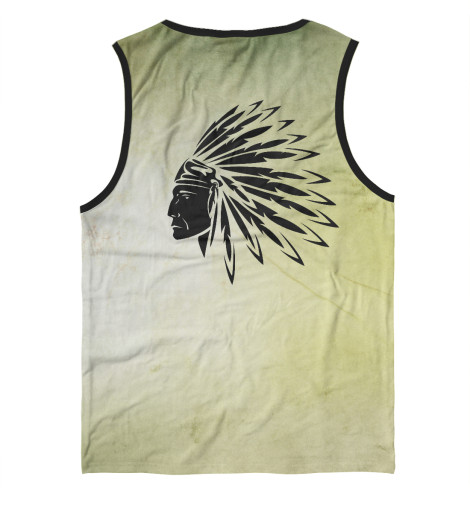 

Майки Print Bar, Белый, Индеец