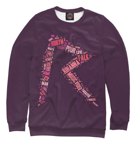 

Свитшоты Print Bar, Белый, Rihanna