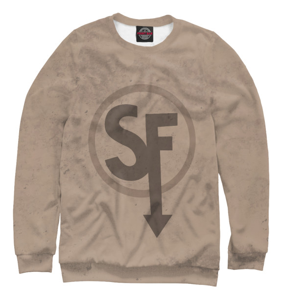 Свитшот для девочек с изображением Sally Face - Ларри цвета Белый