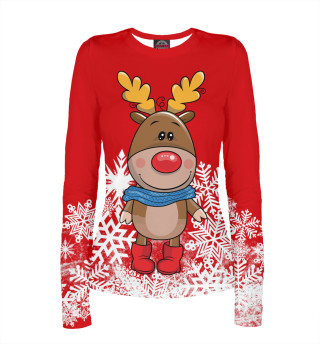 Олень в шарфике