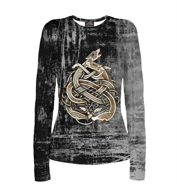 Женский лонгслив с изображением Gelert цвета Белый