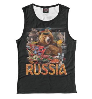 Майка для девочки RUSSIA (Русский Медведь)