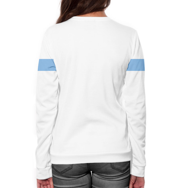 Женский свитшот с изображением Сборная Греции цвета Белый