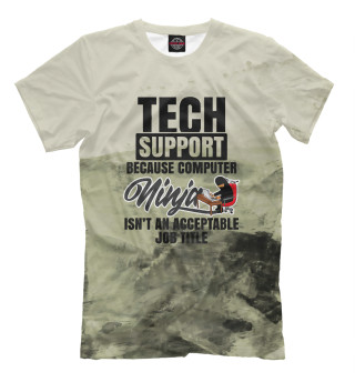 Мужская футболка Tech Support Ninja