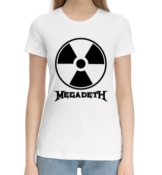 Хлопковая футболка для девочек Megadeth