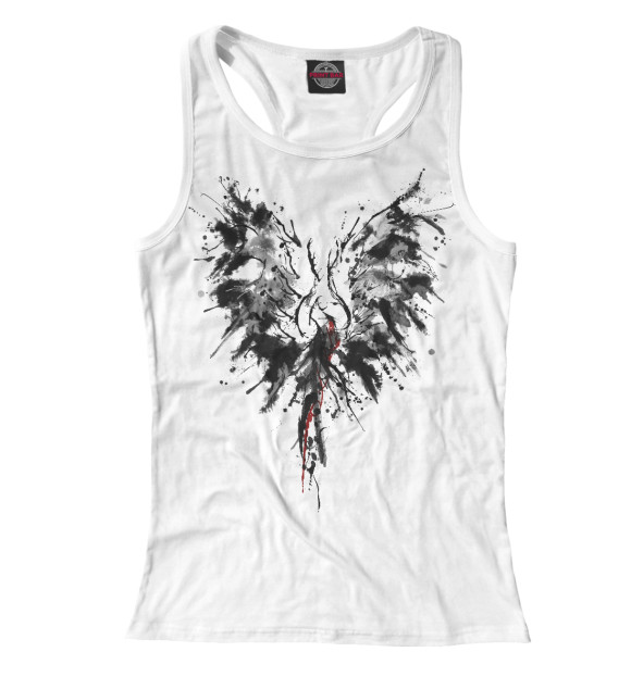 Женская майка-борцовка с изображением Возрождение цвета Белый