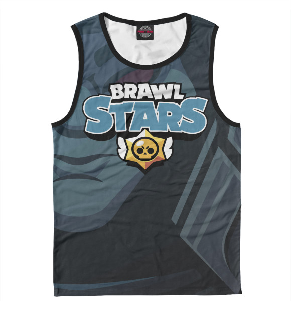 Майка для мальчика с притом Brawl Stars цвета Белый Майка для мальчика с изображением Brawl Stars цвета Белый