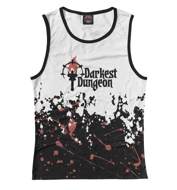 Майка для девочки с изображением Darkest Dungeon цвета Белый