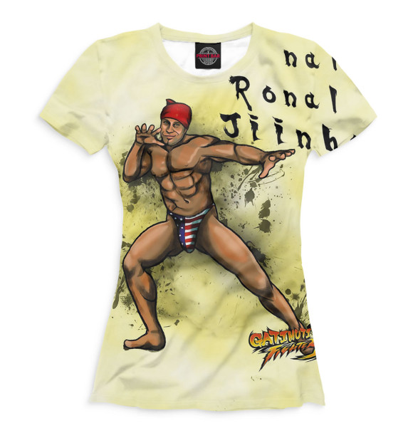 Футболка для девочек с изображением Гачимучи цвета Белый