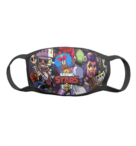 Маска тканевая с изображением El Brown | Эль Браун цвета Белый