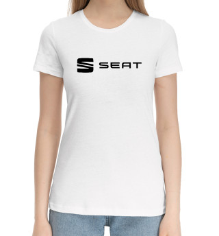 Хлопковая футболка для девочек SEAT