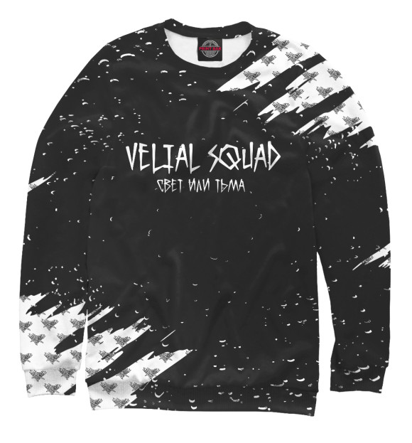Мужской свитшот с изображением Velial Squad: цвета Белый