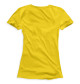 Женская футболка BTS логотип желтый