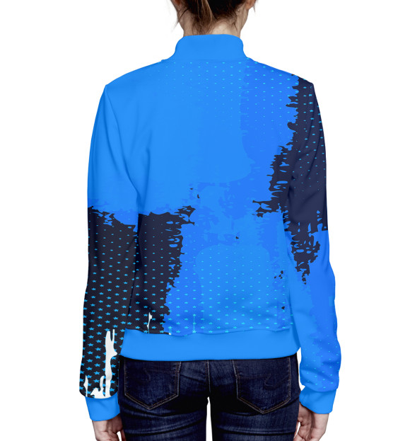 Женский бомбер с изображением Russia Sport Uniform цвета Белый