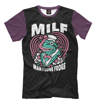Мужская футболка Шаловливая лягуха