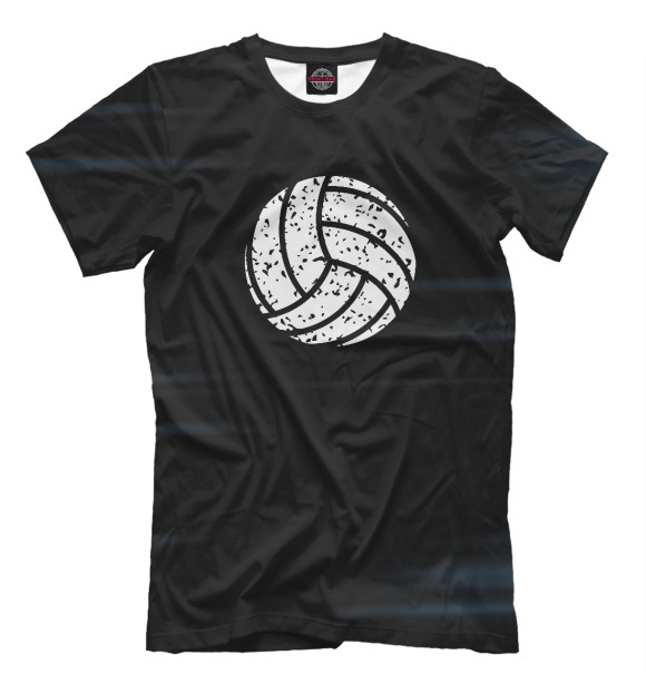 Футболка для мальчиков с изображением Distressed Volleyball цвета Белый