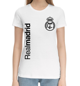 Хлопковая футболка для девочек Real Madrid