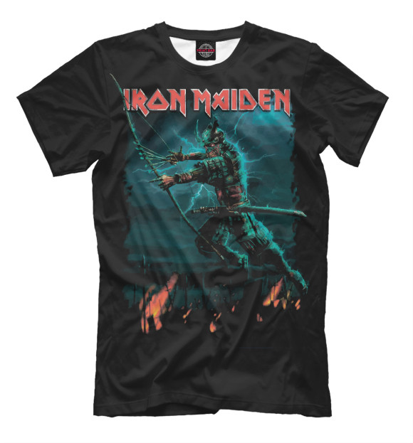 Футболка для мальчиков с изображением Iron Maiden цвета Белый