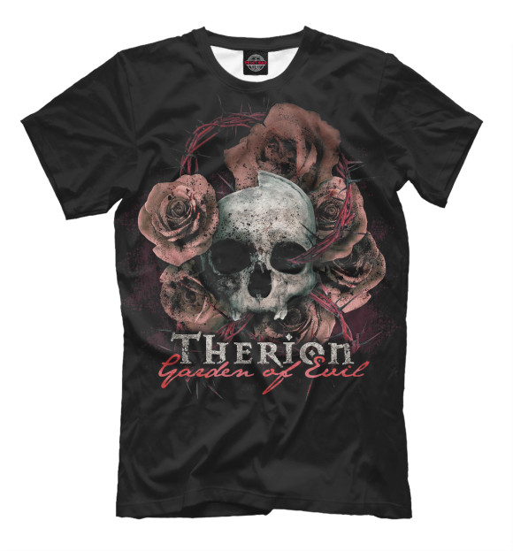 Футболка для мальчиков с изображением Therion цвета Белый