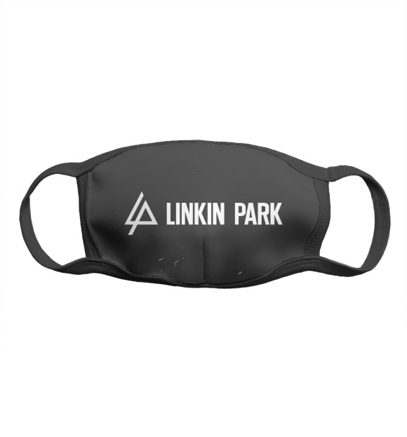 Маска тканевая с изображением Linkin Park цвета Белый