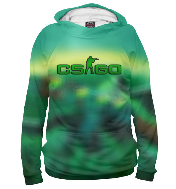 Мужское худи с изображением CS GO Favorite Skin цвета Белый