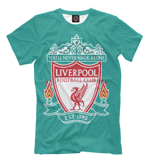 Футболка для мальчиков с изображением Liverpool FC цвета Белый