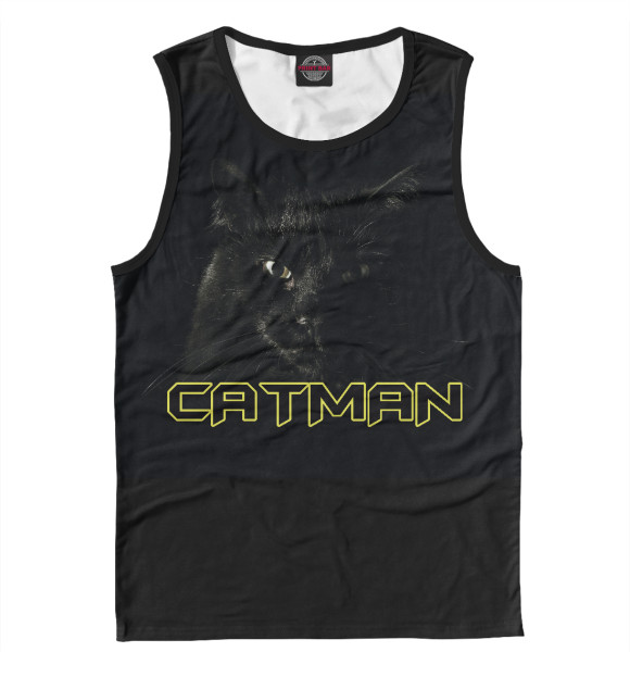 Майка для мальчика с изображением Catman - Кэтмен цвета Белый