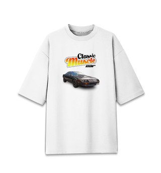 Мужская футболка оверсайз Classic muscle car chevrolet camaro