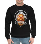 Мужской хлопковый свитшот Saint Sinner