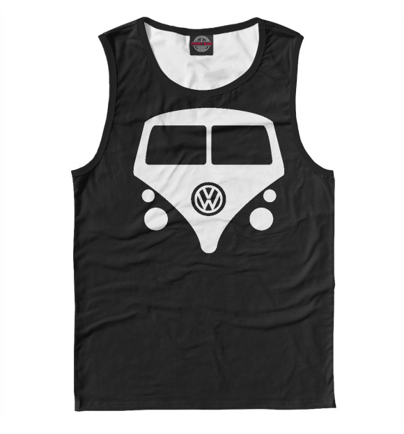 Майка для мальчика с изображением Volkswagen White T1 цвета Белый
