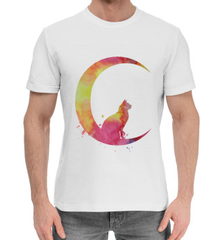 Хлопковая футболка для мальчиков Moon Cat