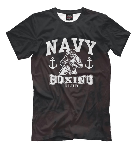 Футболка для мальчиков с изображением Navy Boxing цвета Белый
