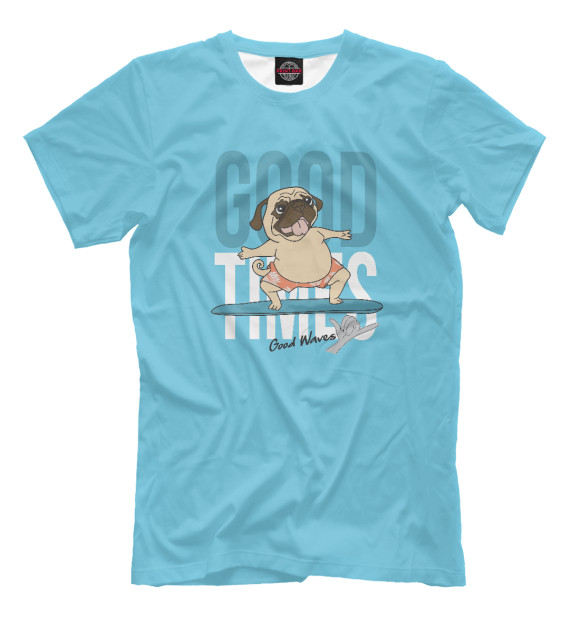 Футболка для мальчиков с изображением Good Times цвета Белый