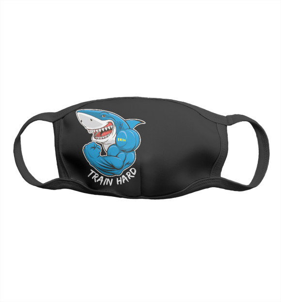 Маска тканевая с притом Спортивная Акула цвета Белый Маска тканевая с изображением Спортивная Акула цвета Белый